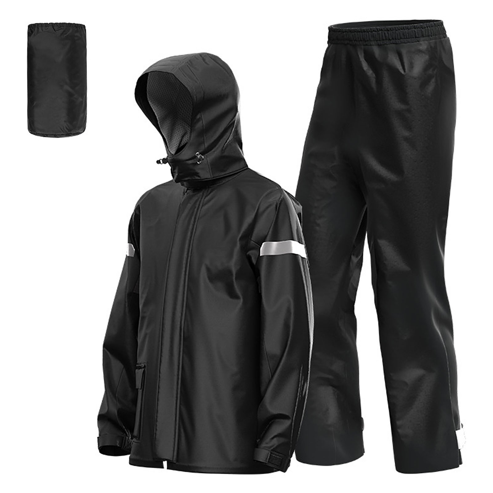 Motorcycle Gear Rain - Men Motorcycle Rain Suit Outdoor Reflective
