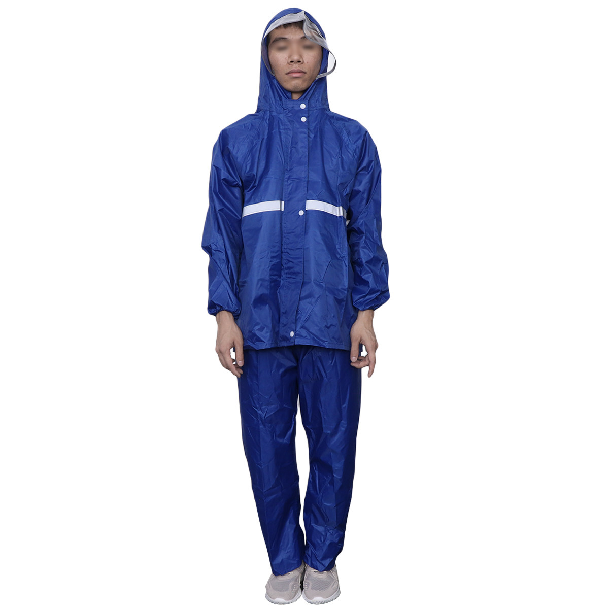 Motorcycle Rain Suit - Two-Piece Motorcycle Raincoat Rain Pants Set