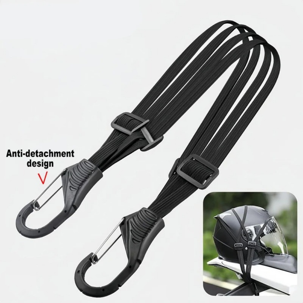Motorcycle Gear Helmets - Motorcycle Luggage Strap Universal Elastic Suitcase