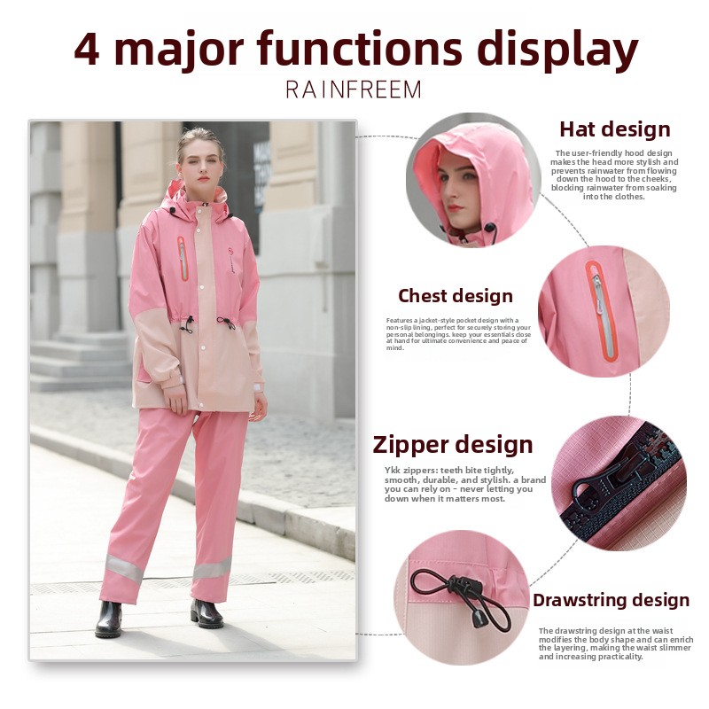 Motorcycle Rider Raincoat Set  - đánh giá và giá Motorcycle Rain Suit