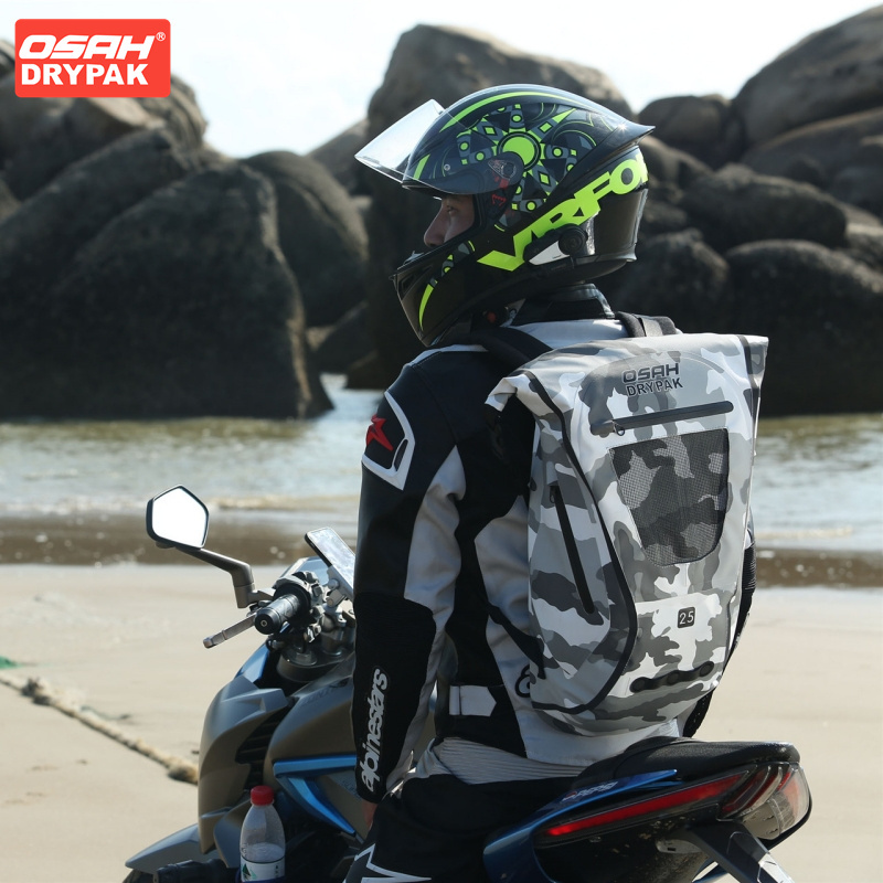 OSAH Grey Motorcycle Bag 25L L - đánh giá và giá Motorcycle Gear Travel Bag
