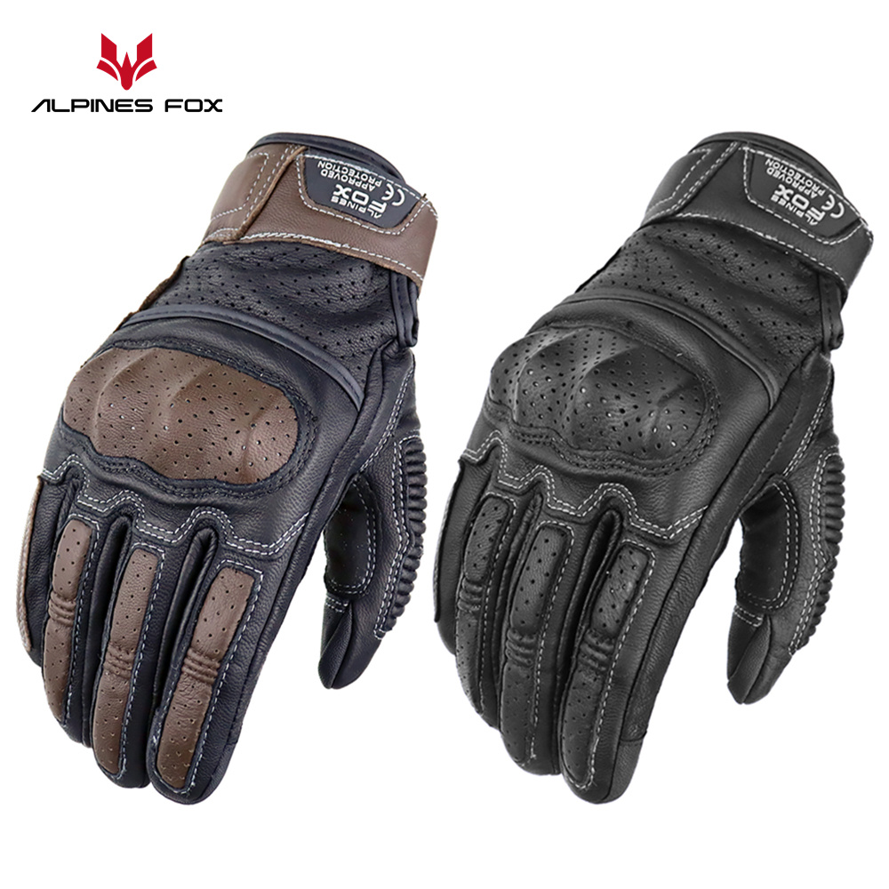 Vintage Motorcycle Gloves Genu - đánh giá và giá Motorcycle Gear Alpine