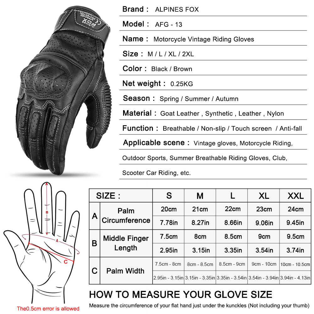 Vintage Motorcycle Gloves Genu - đánh giá và giá Motorcycle Gear Alpine