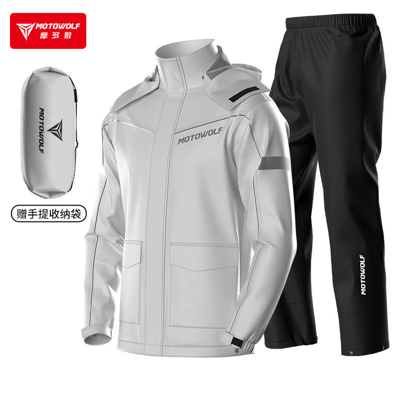 MOTOWOLF Motorcycl Riding Rain - đánh giá và giá Motorcycle Rain Suit