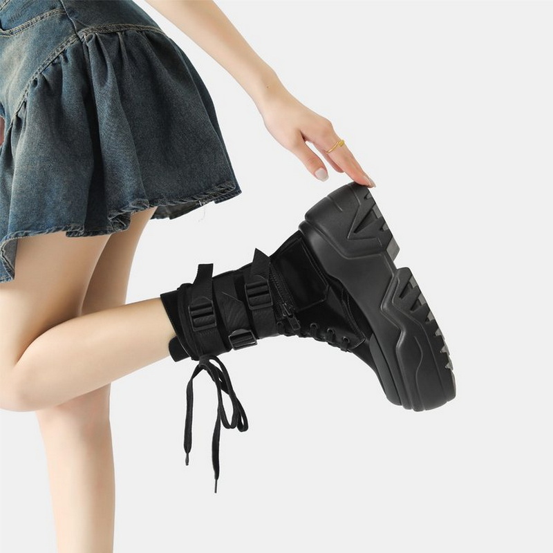 Hot Fashion Women Chunky Platf - đánh giá và giá Motorcycle Gear Pants