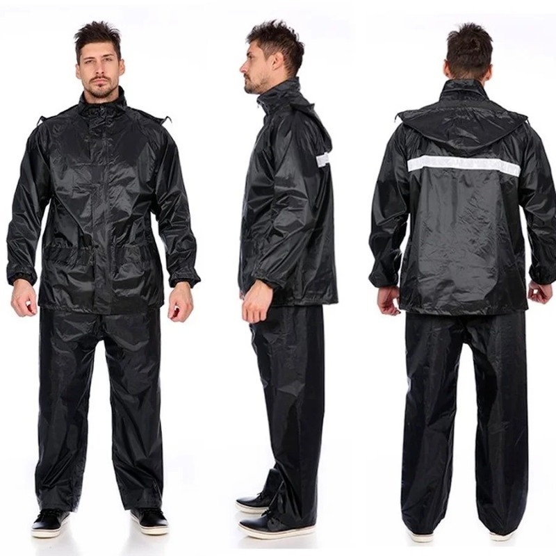 Black Motorcycle Black Adult R - đánh giá và giá Motorcycle Gear Rain