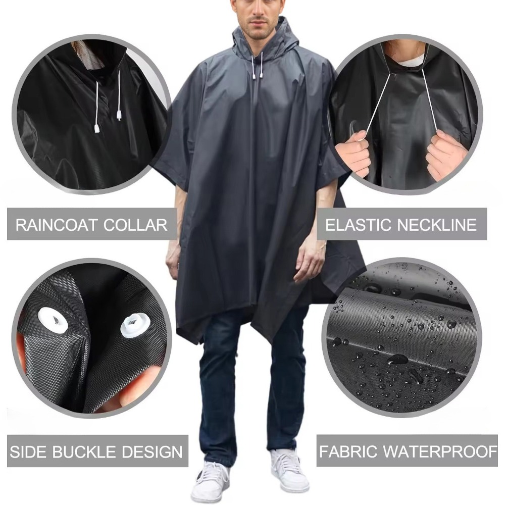 3 in 1 Waterproof Rain Poncho  - đánh giá và giá Motorcycle Gear Rain