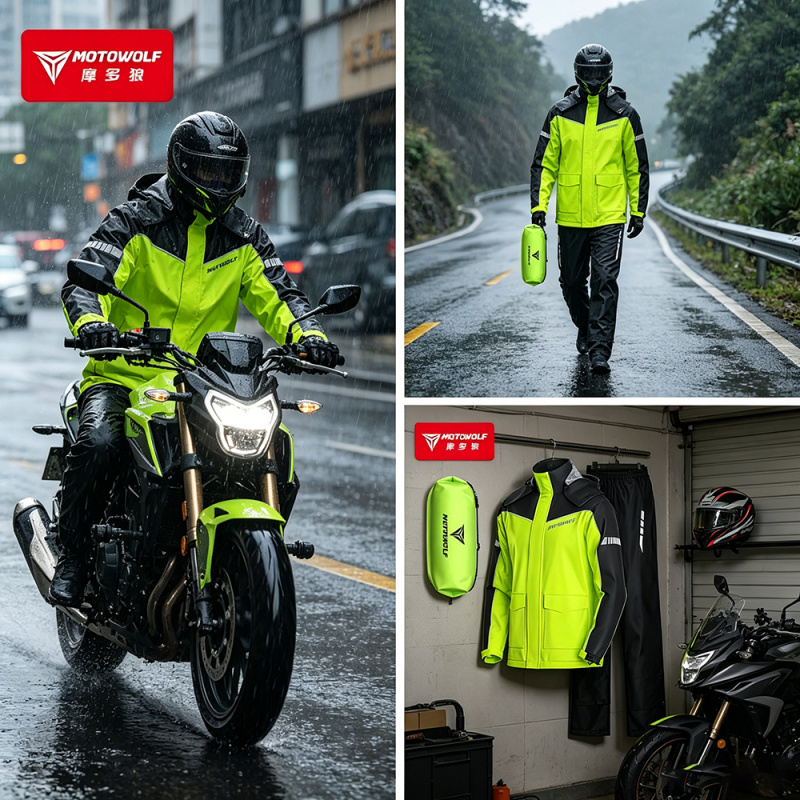 MOTOWOLF Motorcycle Raincoat A - đánh giá và giá Motorcycle Gear Rain