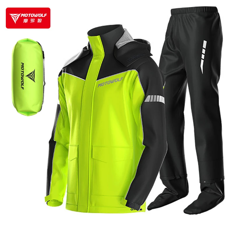 MOTOWOLF Motorcycle Raincoat A - đánh giá và giá Motorcycle Gear Rain