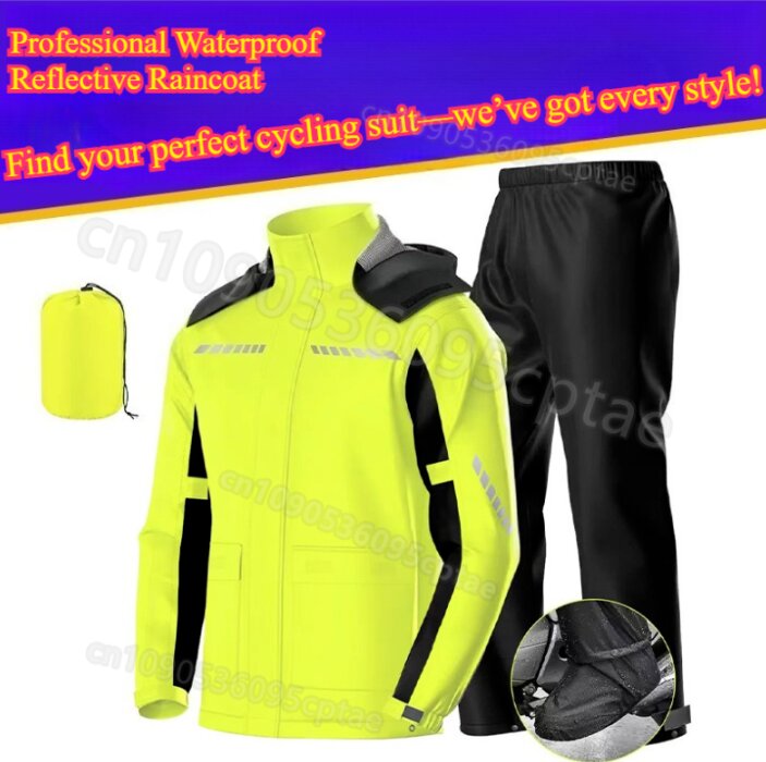 Waterproof Split Motorcycle Ra - đánh giá và giá Motorcycle Rain Suit